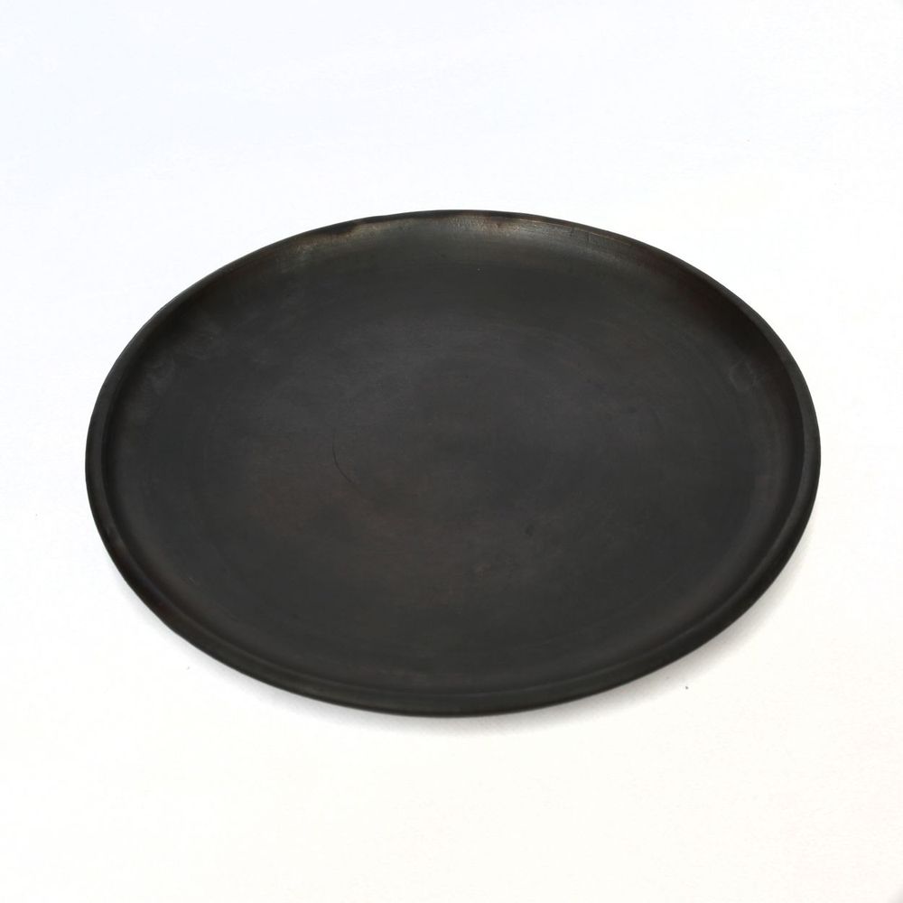 Plats et saladiers - Assiette classique The Burned, noire, L - BAZAR BIZAR LIVING