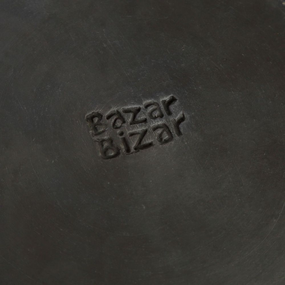 Plats et saladiers - Assiette classique The Burned, noire, L - BAZAR BIZAR LIVING