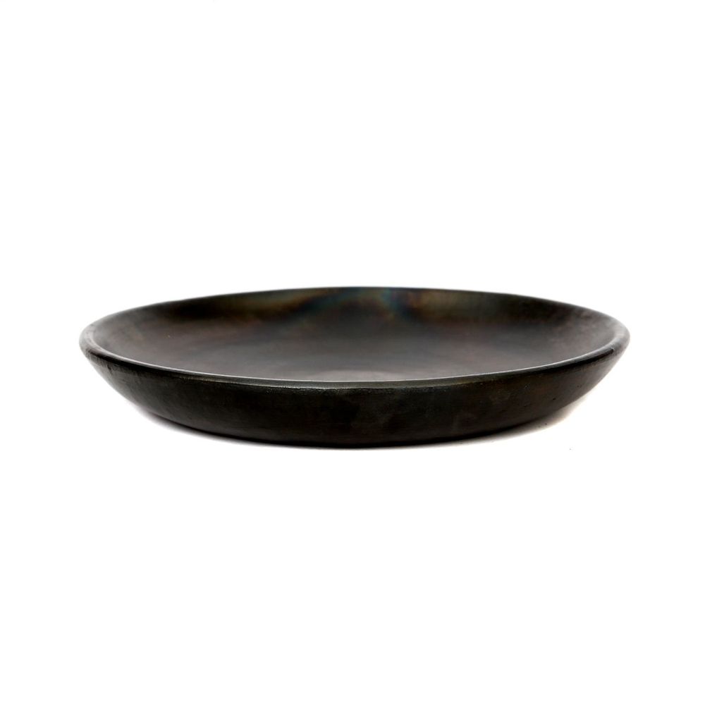 Plats et saladiers - L'Assiette Classique Brûlée - Noir - M - BAZAR BIZAR LIVING