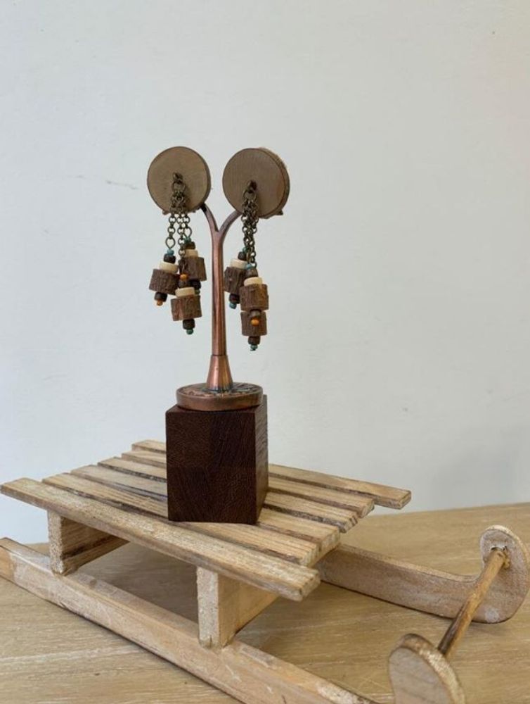 Bijoux - Boucles d'oreille "Noël en Haute-Savoie" - ANNA KRONIQ