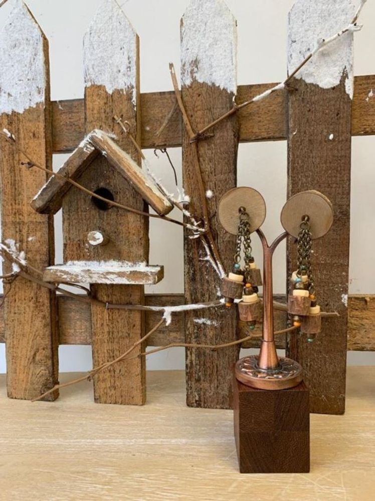 Bijoux - Boucles d'oreille "Noël en Haute-Savoie" - ANNA KRONIQ