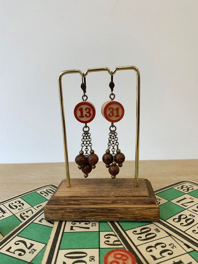Bijoux - Boucles d'oreille "Bingo" - ANNA KRONIQ