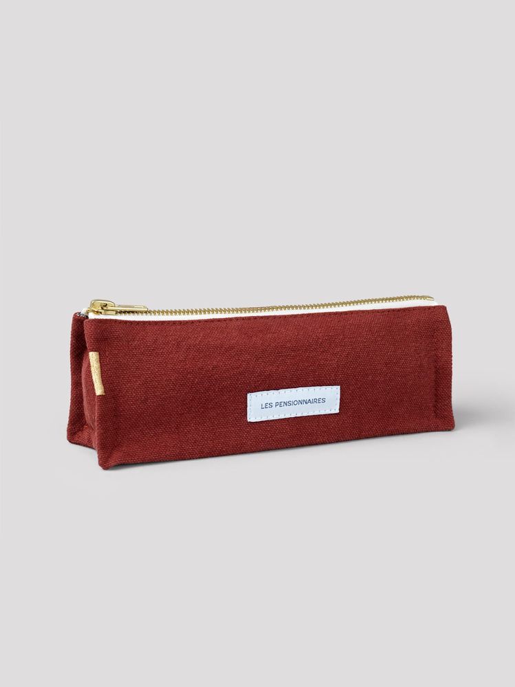 Autres fournitures bureau - Trousse à crayon en épaisse toile de coton bio - LES PENSIONNAIRES