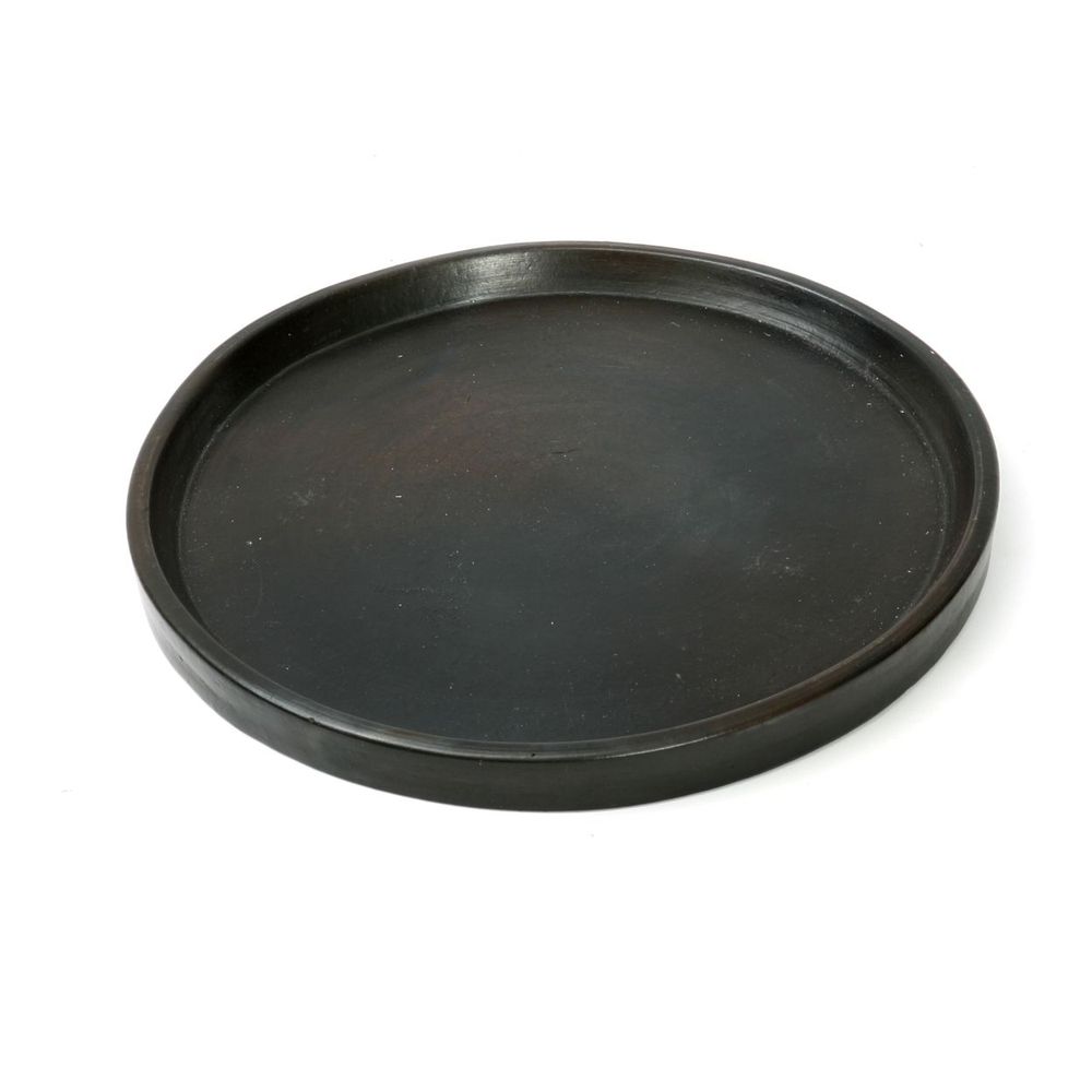 Platter and bowls - The Burned Plate - Black - M - BAZAR BIZAR LIVING