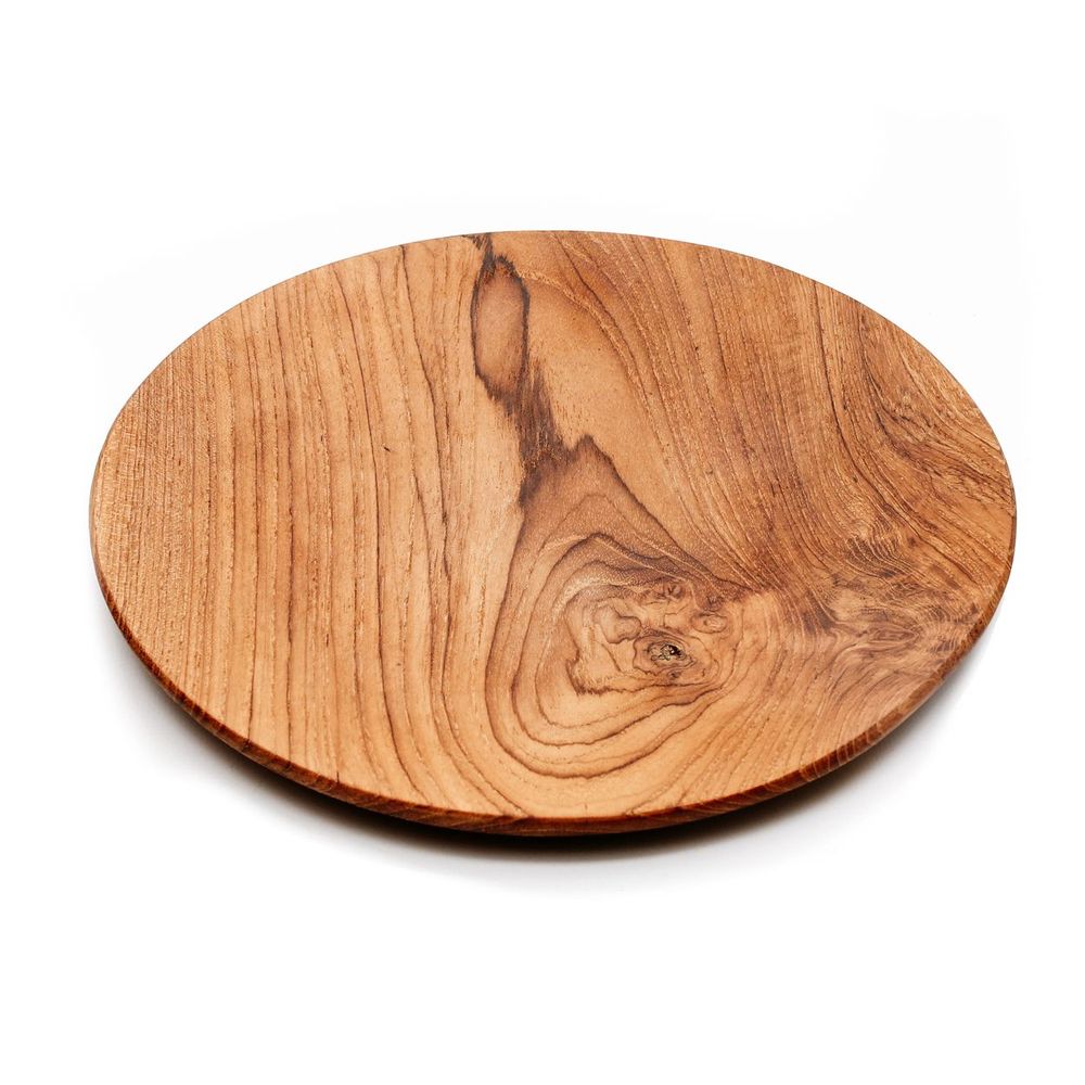 Plats et saladiers - L'Assiette Ronde Teak Root - L - BAZAR BIZAR LIVING