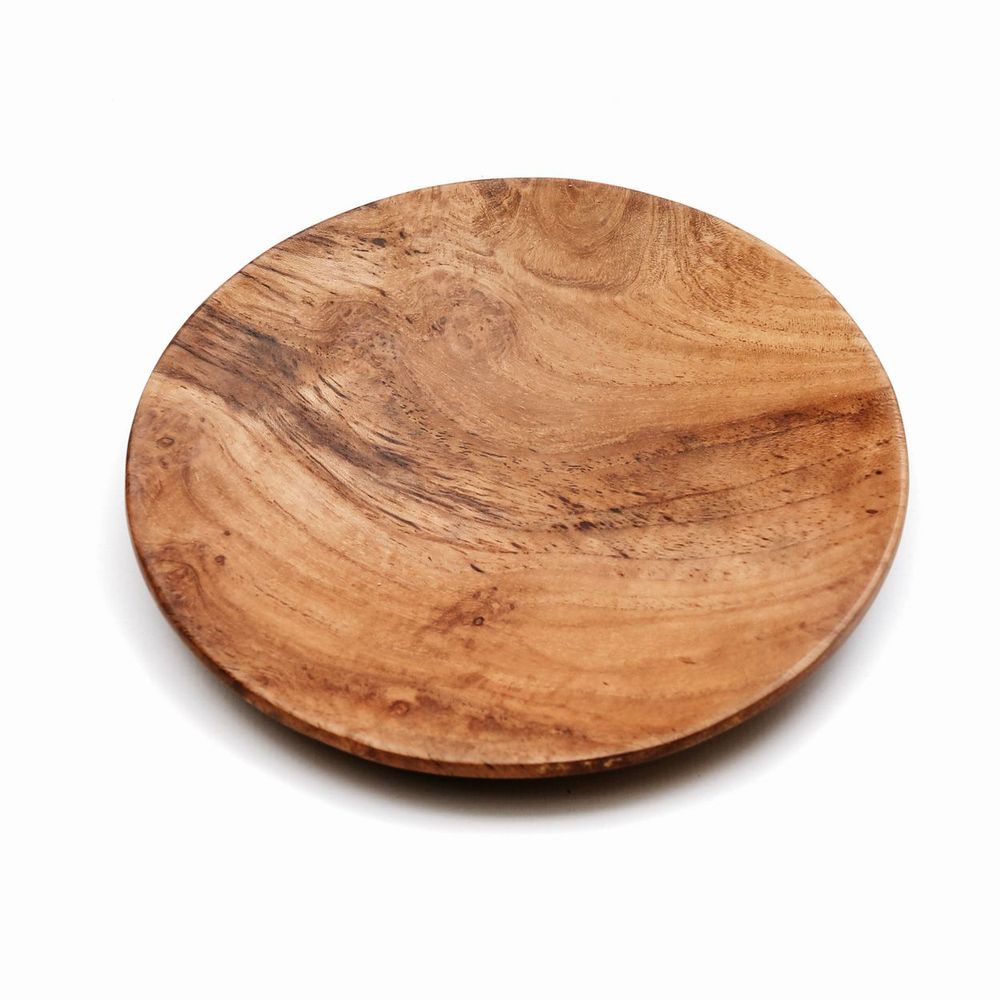 Plats et saladiers - L'Assiette Ronde Teak Root - M - BAZAR BIZAR LIVING