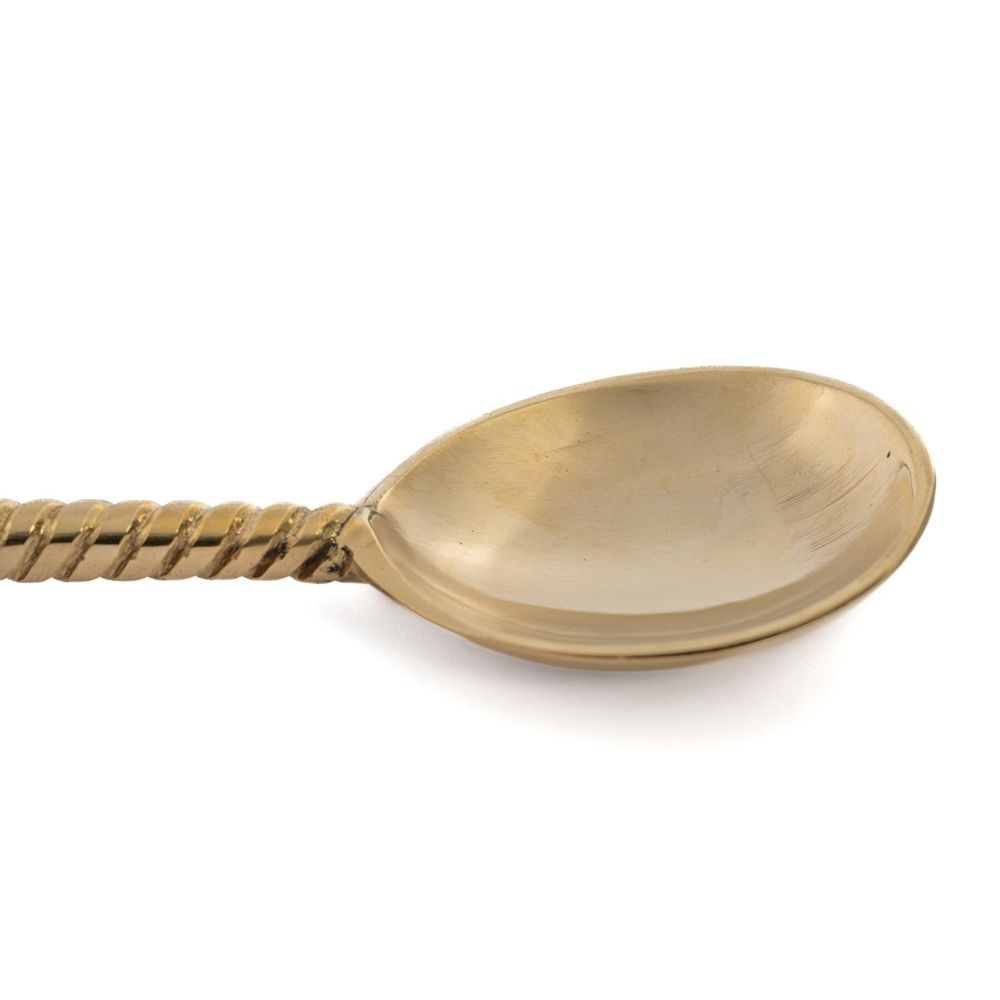 Flatware - The Pineapple Salad Spoon - Gold - BAZAR BIZAR LIVING