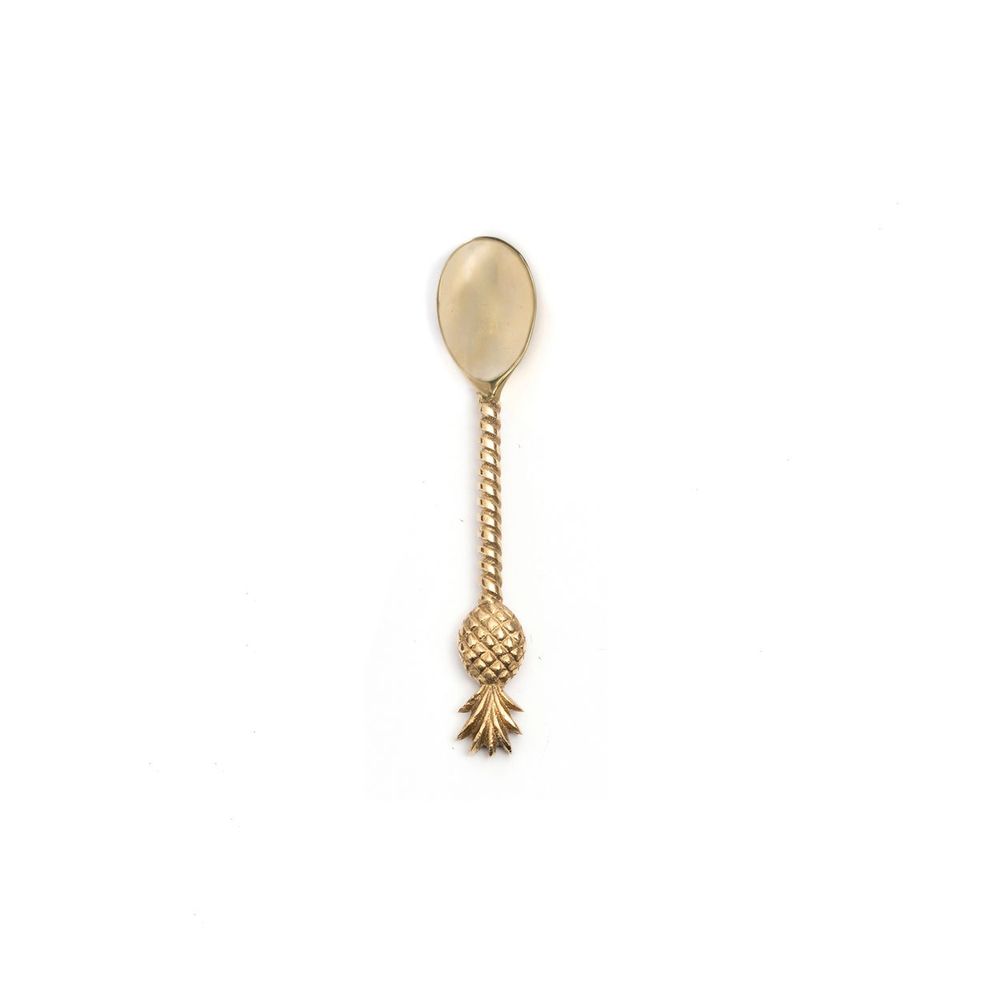Flatware - The Pineapple Tea Spoon - Gold - BAZAR BIZAR LIVING