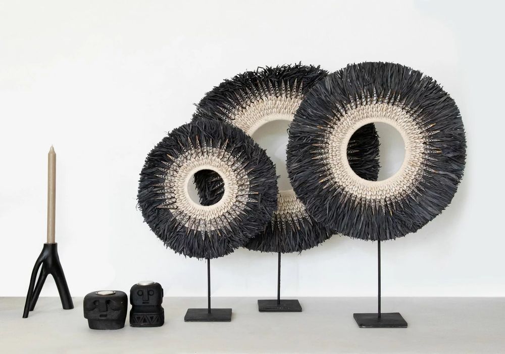 Objets de décoration - Le Nassau Hoop Sur Pied - Noir - L - BAZAR BIZAR LIVING
