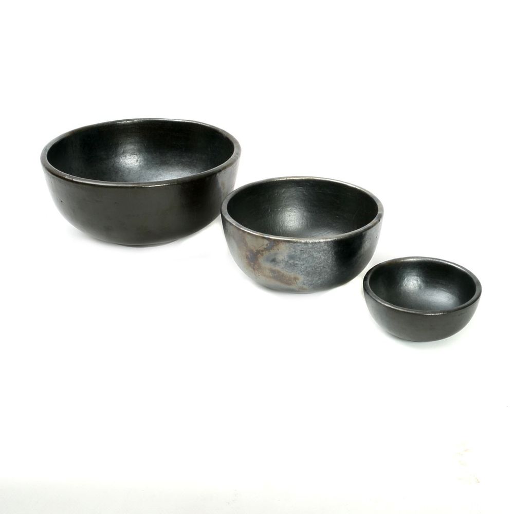 Bowls - The Burned Bowl - Black - L - BAZAR BIZAR LIVING