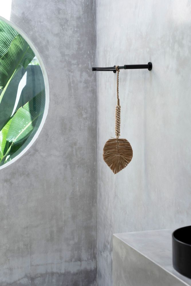 Objets de décoration - Le Pompon en Raphia & Shell - Crème Naturelle - BAZAR BIZAR LIVING