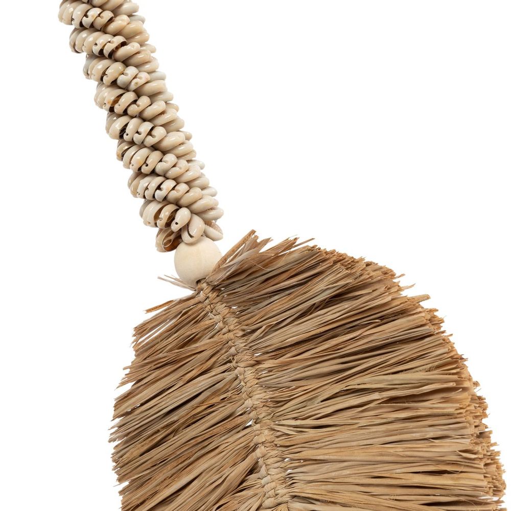 Objets de décoration - Le Pompon en Raphia & Shell - Crème Naturelle - BAZAR BIZAR LIVING