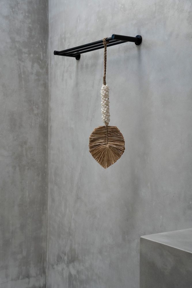 Objets de décoration - Le Pompon en Raphia & Shell - Blanc Naturelle - BAZAR BIZAR LIVING