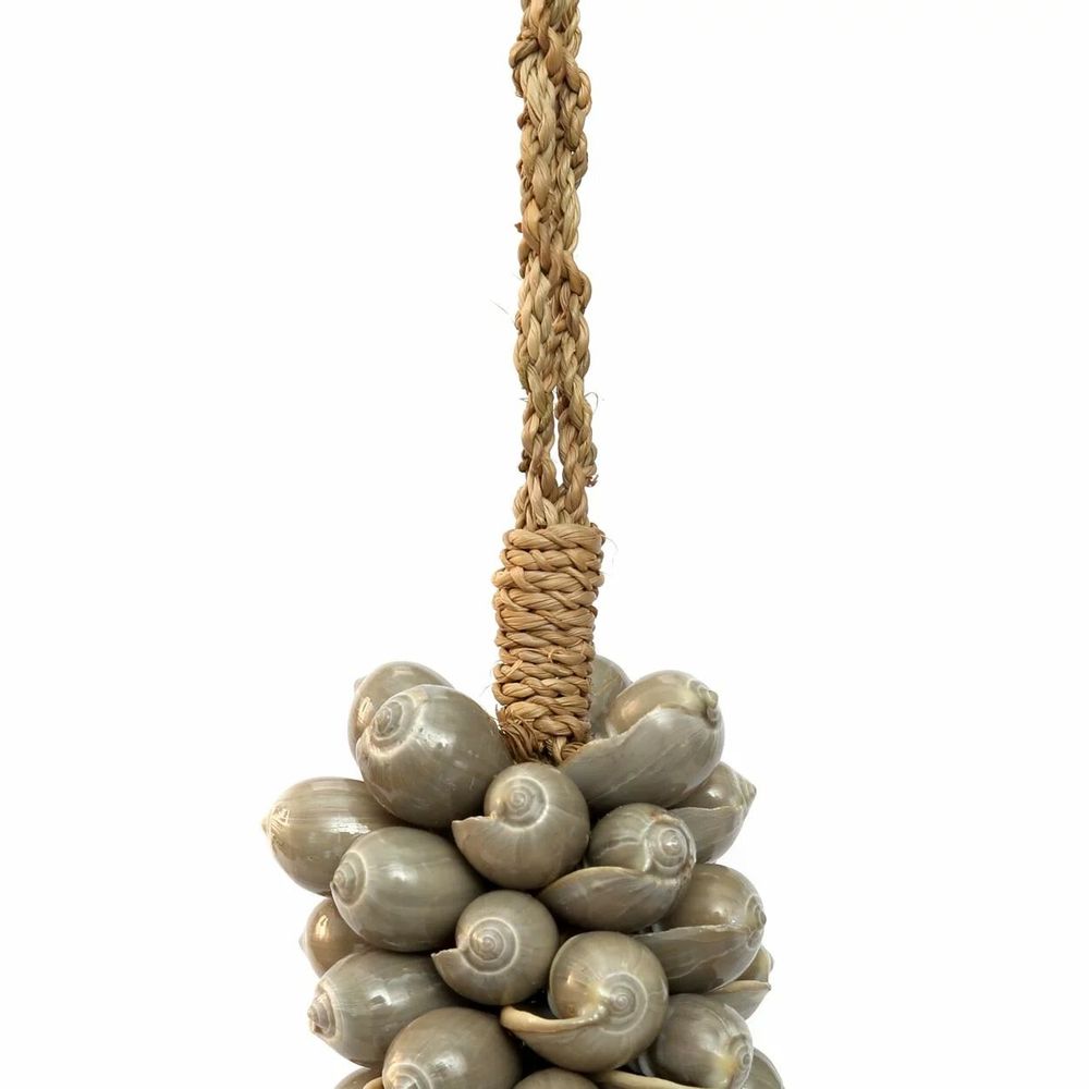 Objets de décoration - Le Pompon En Coquillage & Coton - Gris - BAZAR BIZAR LIVING