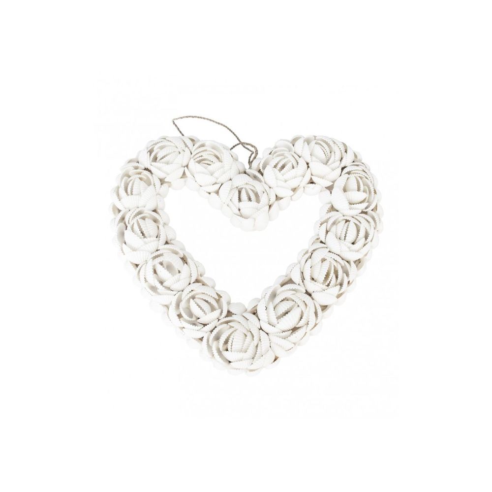 Objets de décoration - Le Coeur Coquillage - Blanc - M - BAZAR BIZAR LIVING