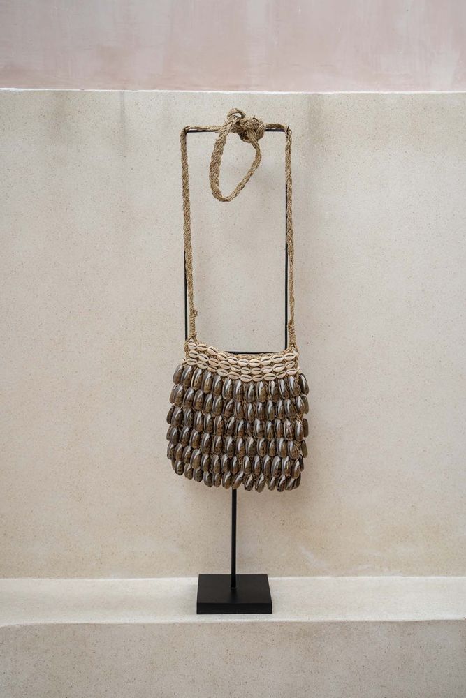 Objets de décoration - Shell Purse Sur Pied - Naturel Brun - BAZAR BIZAR LIVING