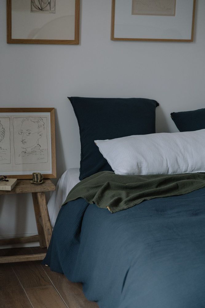 Linge de lit - Housse de couette en double gaze de coton - LES PENSIONNAIRES