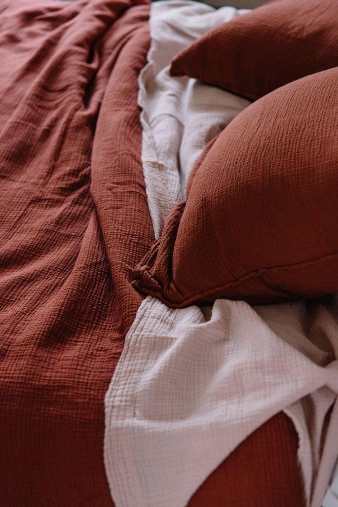 Linge de lit - Housse de couette en double gaze de coton - LES PENSIONNAIRES