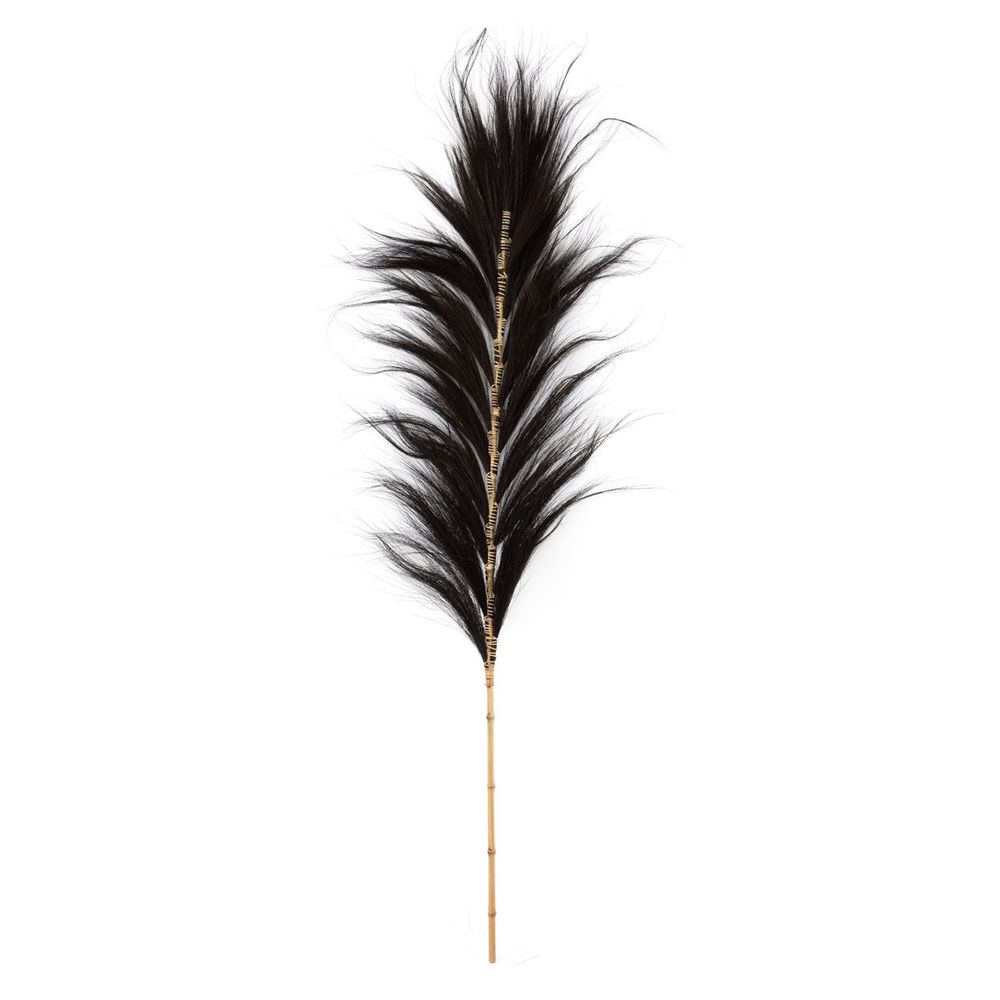 Decorative objects - The Stunning Leaf - Black - Set of 6 - BAZAR BIZAR LIVING
