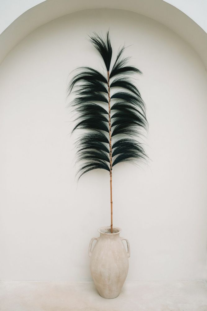 Decorative objects - The Stunning Leaf - Black - Set of 6 - BAZAR BIZAR LIVING