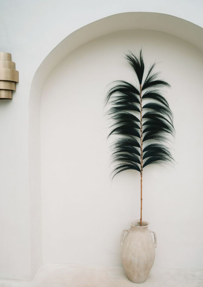 Decorative objects - The Stunning Leaf - Black - Set of 6 - BAZAR BIZAR LIVING