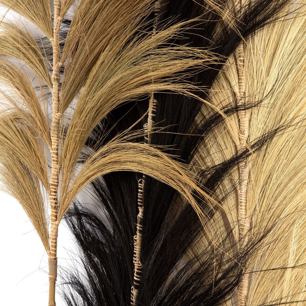 Decorative objects - The Stunning Leaf - Black - Set of 6 - BAZAR BIZAR LIVING