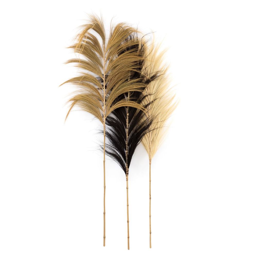 Decorative objects - The Stunning Leaf - Black - Set of 6 - BAZAR BIZAR LIVING