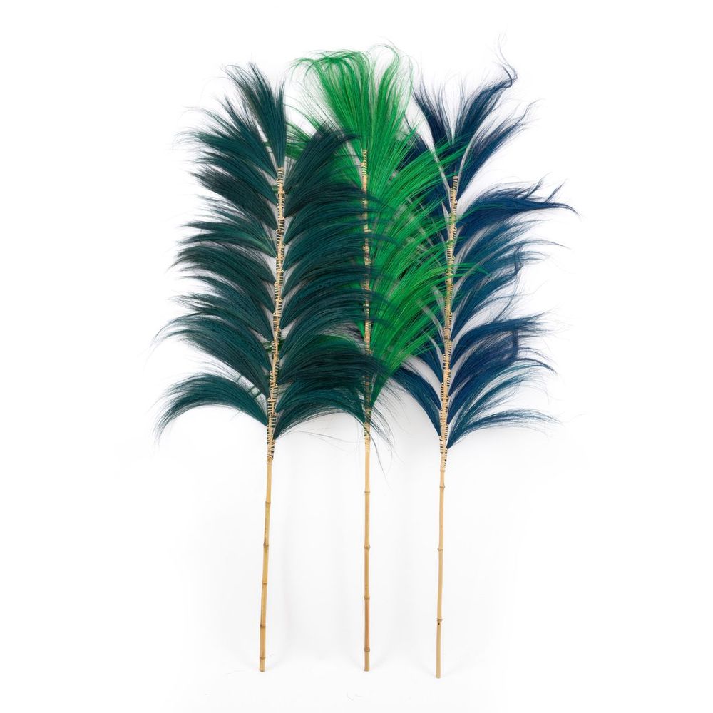 Decorative objects - The Stunning Leaf - Emerald Green - Set of 6 - BAZAR BIZAR LIVING