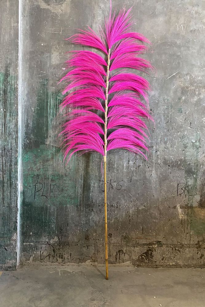 Decorative objects - The Stunning Leaf - Hot-Pink - Set of 6 - BAZAR BIZAR LIVING
