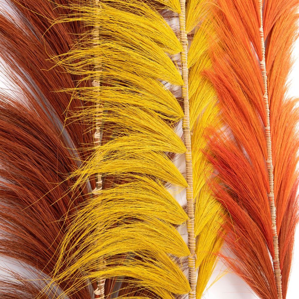 Objets de décoration - Stunning Leaf - Madras Jaune - Lot de 6 - BAZAR BIZAR LIVING