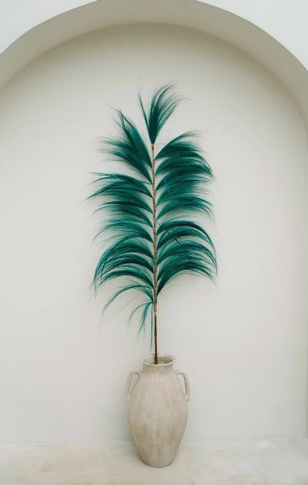 Decorative objects - The Stunning Leaf - Petrol - Set of 6 - BAZAR BIZAR LIVING