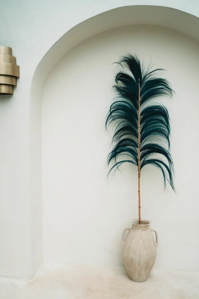 Decorative objects - The Stunning Leaf - Petrol - Set of 6 - BAZAR BIZAR LIVING