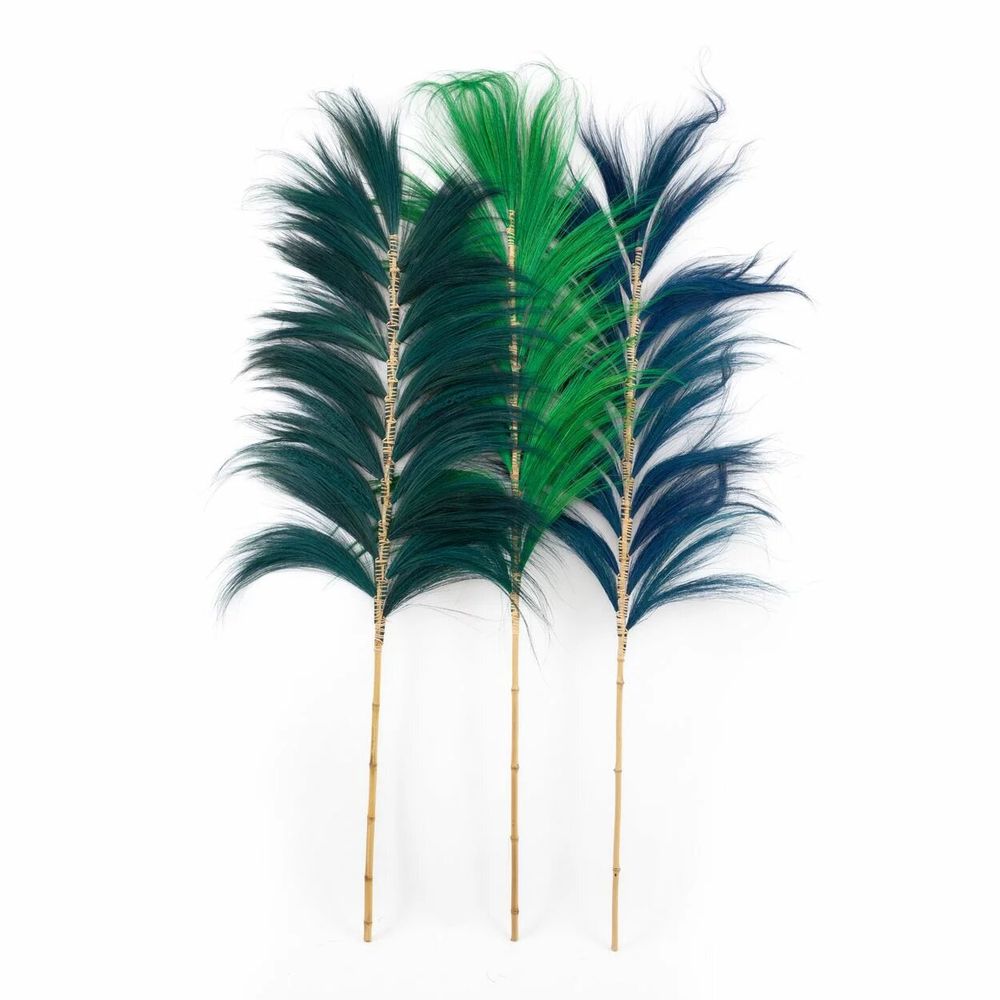 Decorative objects - The Stunning Leaf - Petrol - Set of 6 - BAZAR BIZAR LIVING