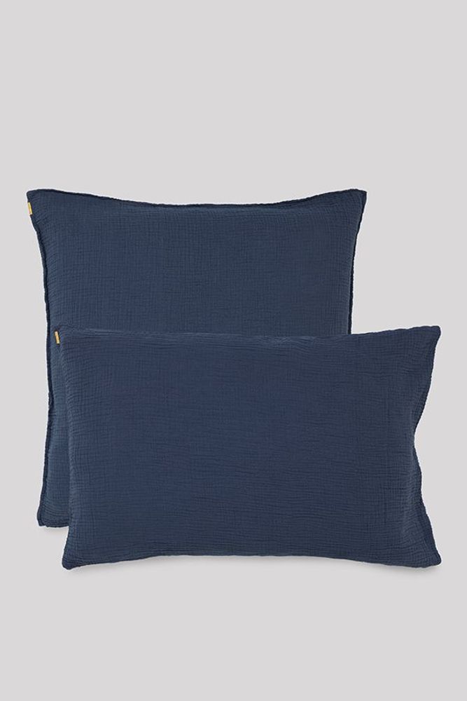 Linge de lit - Taie d'oreiller en double gaze de coton - LES PENSIONNAIRES