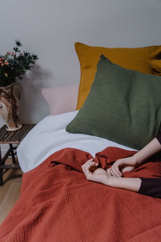 Linge de lit - Taie d'oreiller en double gaze de coton - LES PENSIONNAIRES