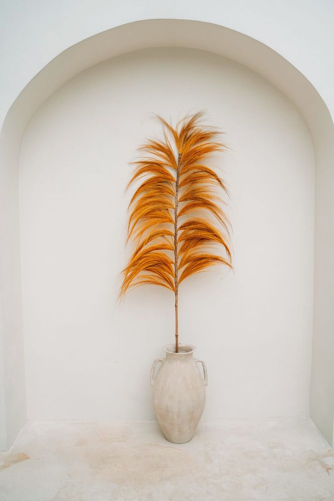 Objets de décoration - Stunning Leaf - Orange Mandarine - Lot de 6 - BAZAR BIZAR LIVING