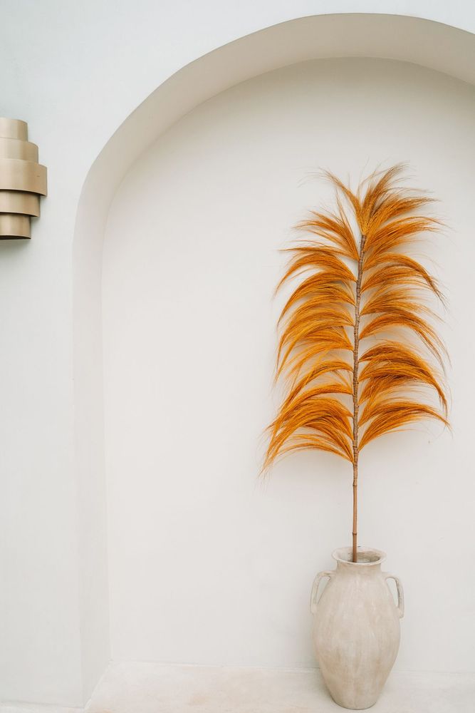 Objets de décoration - Stunning Leaf - Orange Mandarine - Lot de 6 - BAZAR BIZAR LIVING