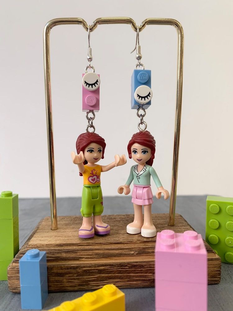 Bijoux - Collier "Lego© and I" - couleurs vives - ANNA KRONIQ