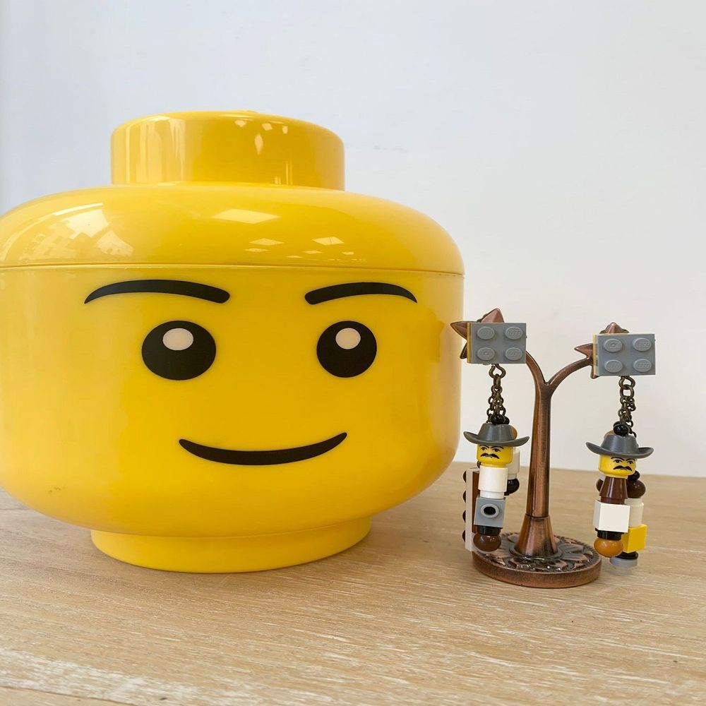 Bijoux - Collier "Lego© and I" - couleurs chaudes - ANNA KRONIQ