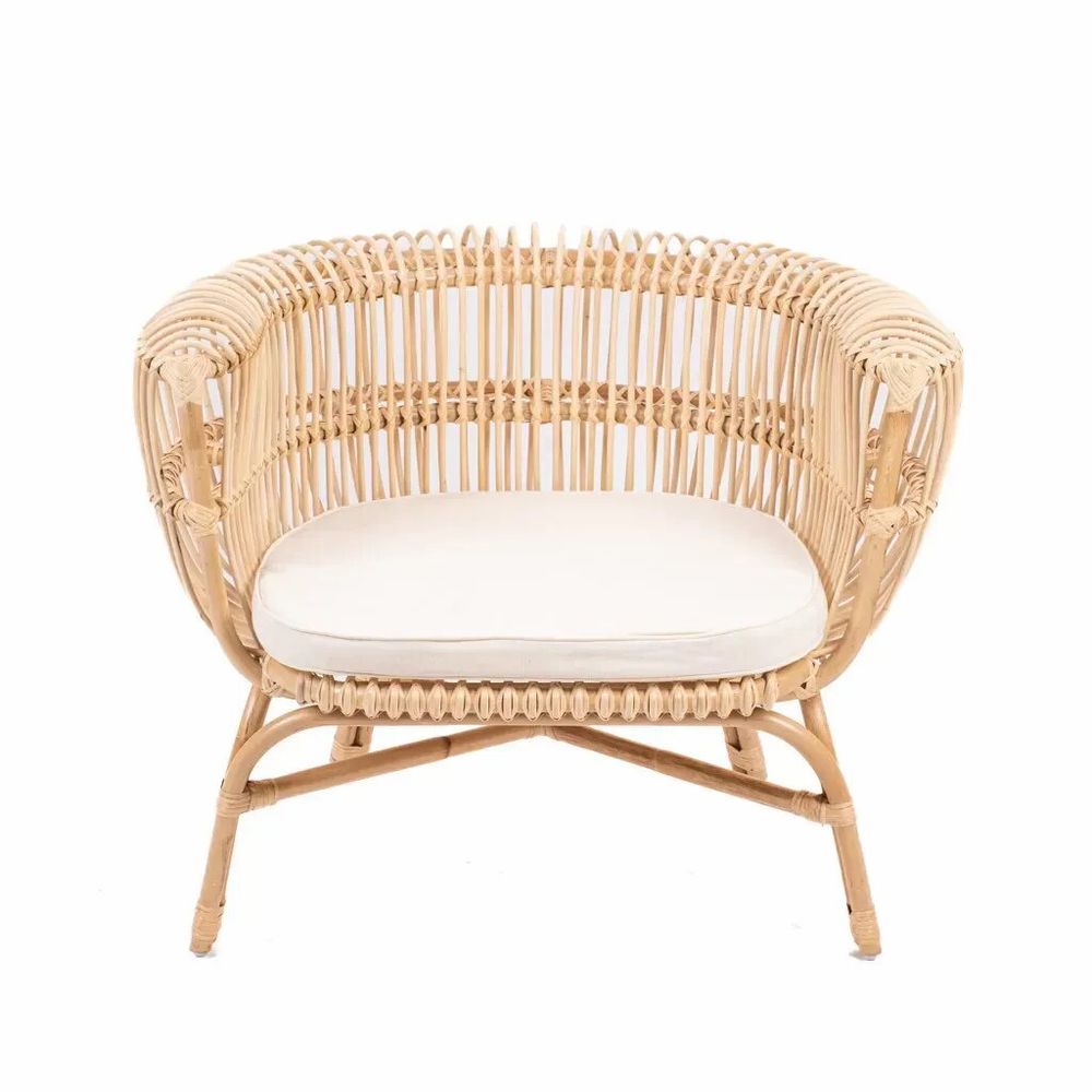 Fauteuils - HAVANA - Fauteuil en rotin avec coussin - HYDILE