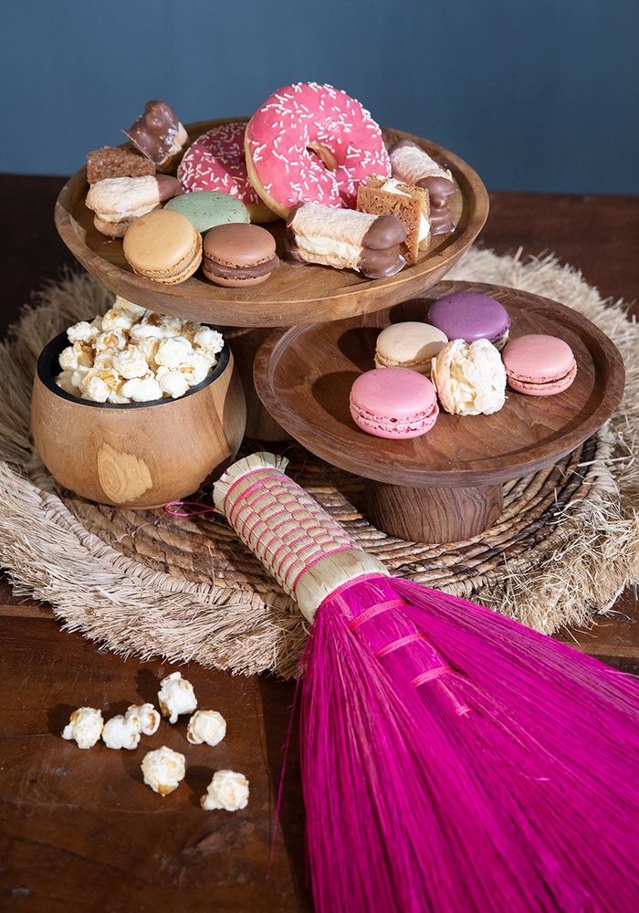Plats et saladiers - Le Plat à Gâteaux Teak Root - S - BAZAR BIZAR LIVING