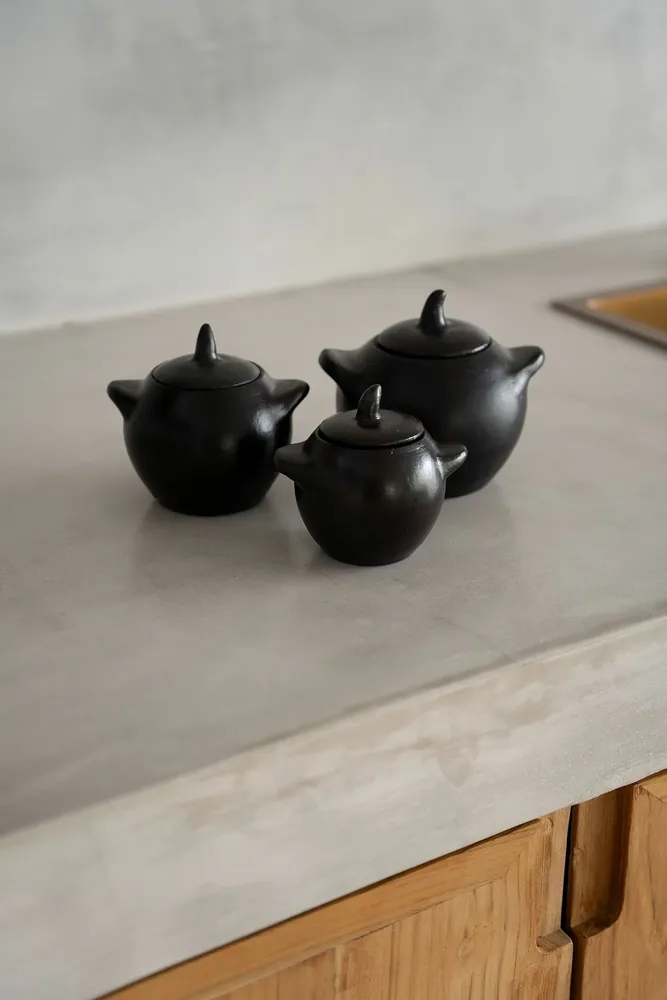 Platter and bowls - The Burned Jar - S - BAZAR BIZAR LIVING