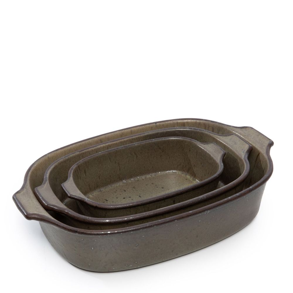 Platter and bowls - The Comporta Oven Tray - Green - S - BAZAR BIZAR LIVING