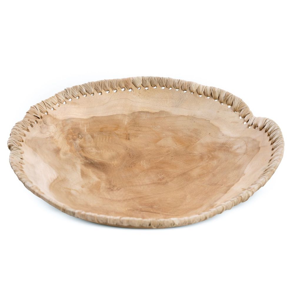 Platter and bowls - The Tag Me Bowl - Natural - L - BAZAR BIZAR LIVING