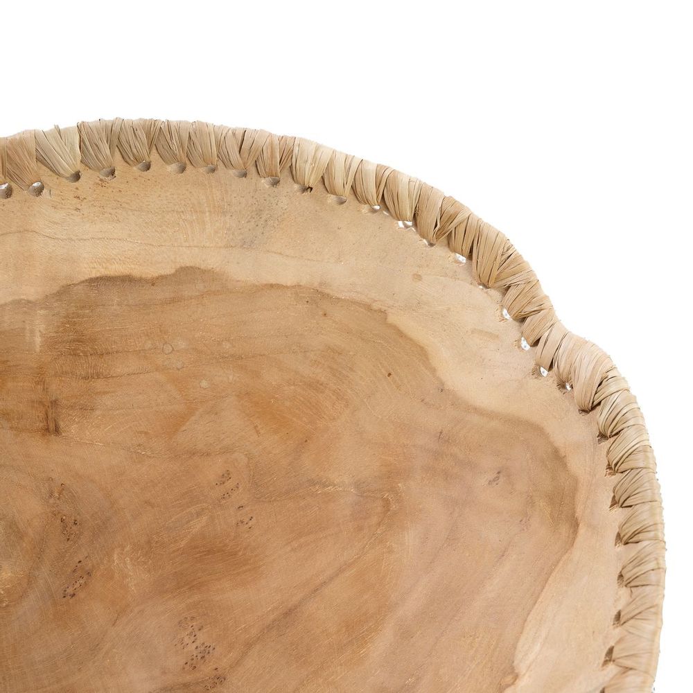 Platter and bowls - The Tag Me Bowl - Natural - L - BAZAR BIZAR LIVING