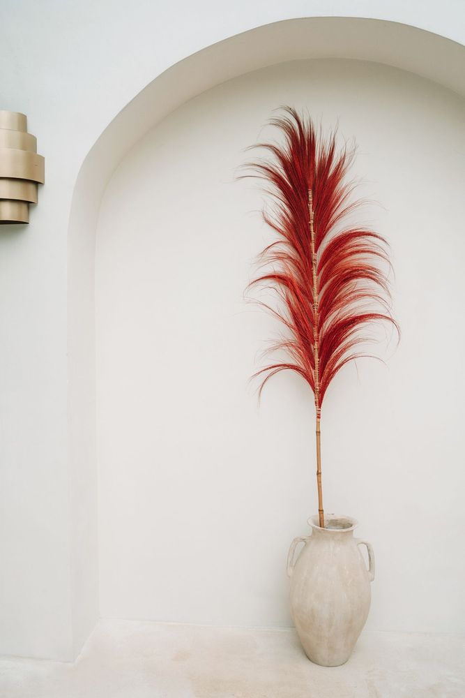 Decorative objects - The Stunning Leaf - Vibrant Red - Set of 6 - BAZAR BIZAR LIVING