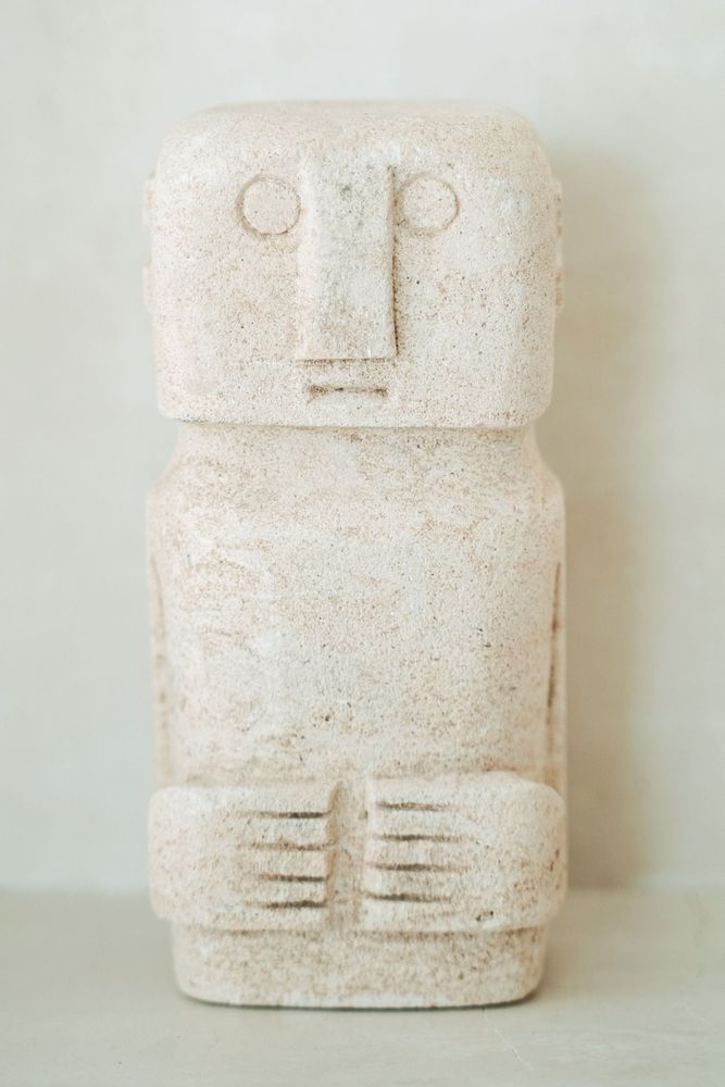 Sculptures, statuettes and miniatures - The Sumba Stone #15 - BAZAR BIZAR LIVING
