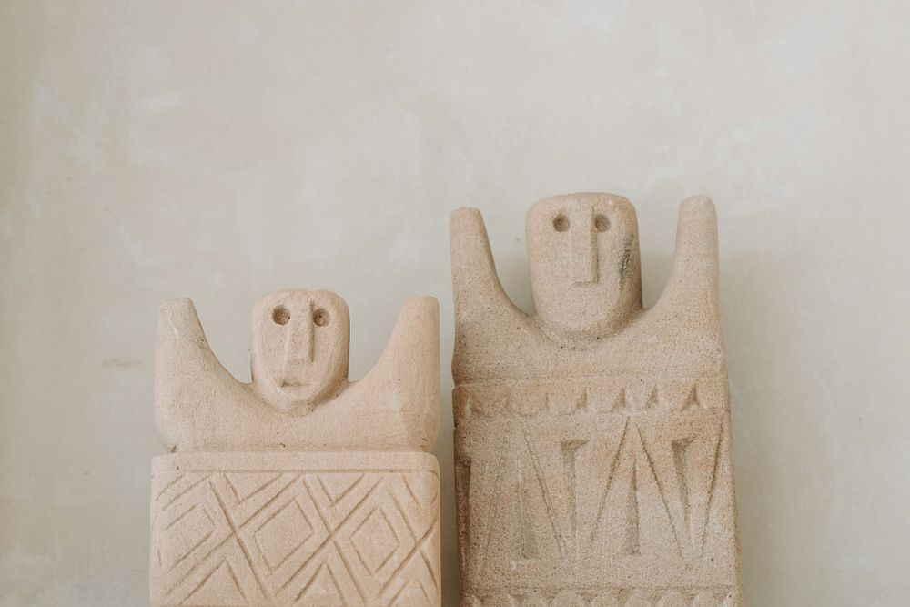 Sculptures, statuettes and miniatures - The Sumba Stone #16 - BAZAR BIZAR LIVING