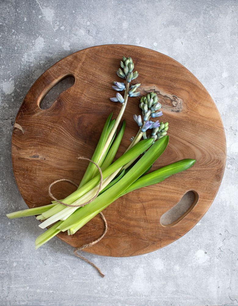 Trays - The Teak Root Tray - Natural - M - BAZAR BIZAR LIVING