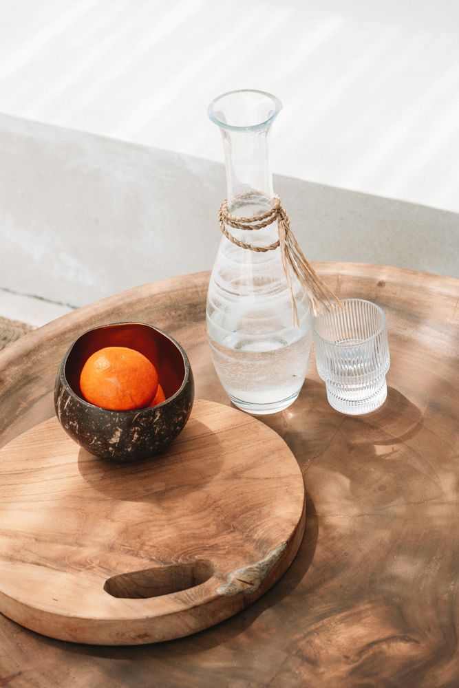 Trays - The Teak Root Tray - Natural - M - BAZAR BIZAR LIVING